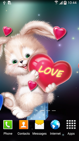 Download Cute bunny - livewallpaper for Android. Cute bunny apk - free download.