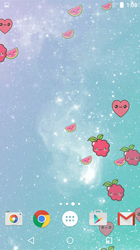Screenshots of the Cute by Phoenix Live Wallpapers for Android tablet, phone.