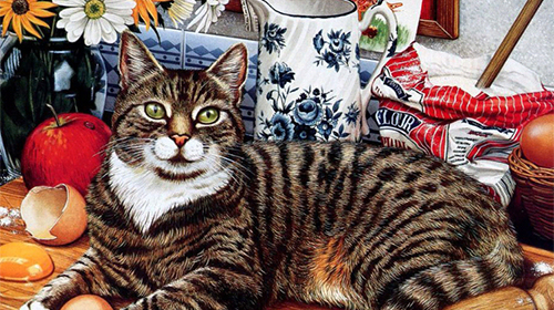 Скріншот Cute cats by Live Wallpapers Ltd.. Скачати живі шпалери на Андроїд планшети і телефони.