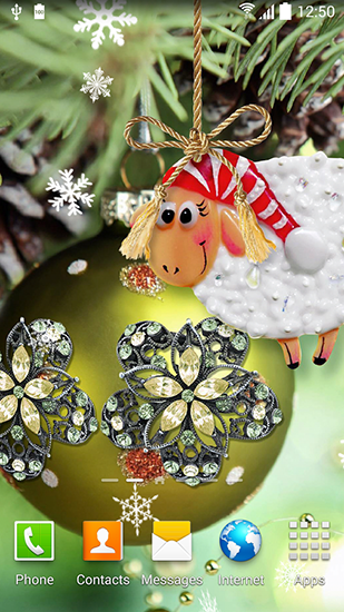 Screenshots of the Cute Christmas for Android tablet, phone.