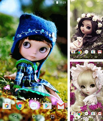 Descarga gratuita fondos de pantalla animados Muñecas bonitas para Android. Consigue la versión completa de la aplicación apk de Cute dolls para tabletas y teléfonos Android.