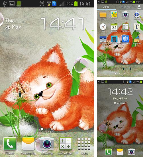 Cute foxy - бесплатно скачать живые обои на Андроид телефон или планшет.