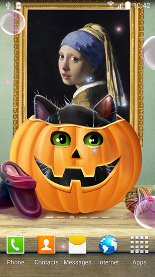 Descarga gratuita fondos de pantalla animados Halloween lindo  para Android. Consigue la versión completa de la aplicación apk de Cute Halloween para tabletas y teléfonos Android.