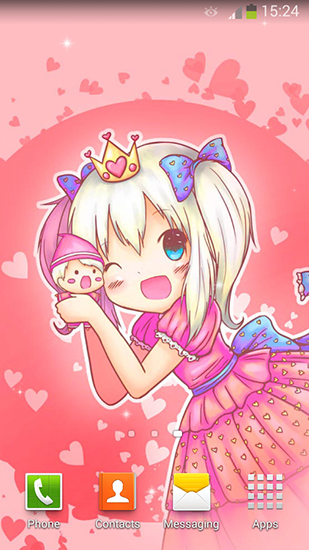 Cute princess - безкоштовно скачати живі шпалери на Андроїд телефон або планшет.