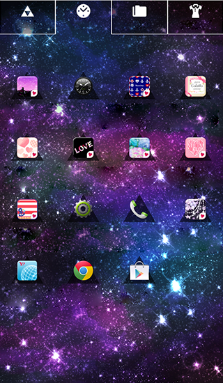 Screenshots of the Cute wallpaper: Infinity for Android tablet, phone.