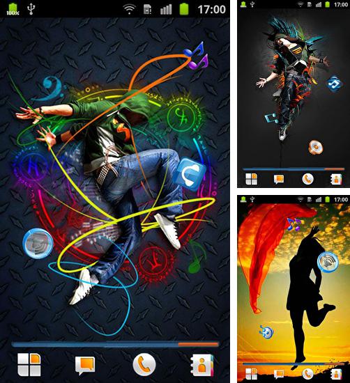 Kostenloses Android-Live Wallpaper Tanz. Vollversion der Android-apk-App Dance für Tablets und Telefone.