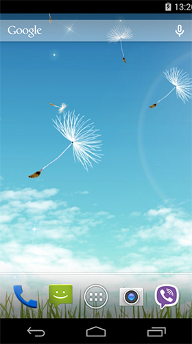 Screenshots of the Dandelion by Wallpapers Pro for Android tablet, phone.