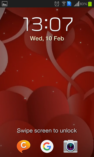 Screenshots of the Day of love for Android tablet, phone.