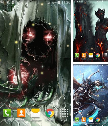 Kostenloses Android-Live Wallpaper Dämon. Vollversion der Android-apk-App Demon für Tablets und Telefone.