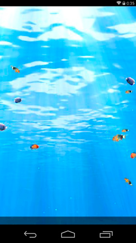 Скріншот Depths of the ocean 3D. Скачати живі шпалери на Андроїд планшети і телефони.