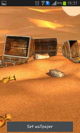 Скріншот Desert treasure. Скачати живі шпалери на Андроїд планшети і телефони.