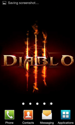 Fondos de pantalla animados a Diablo 3: Fire para Android. Descarga gratuita fondos de pantalla animados Diablo 3: Fuego.