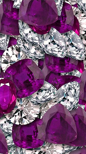Diamonds by Pro Live Wallpapers für Android spielen. Live Wallpaper Diamanten kostenloser Download.