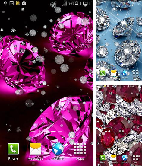 Descarga gratuita fondos de pantalla animados Diamantes para chicas  para Android. Consigue la versión completa de la aplicación apk de Diamonds for girls para tabletas y teléfonos Android.