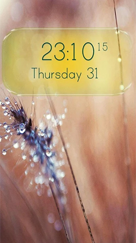 Digital clock - скріншот живих шпалер для Android.