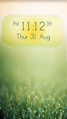 Screenshots of the Digital clock for Android tablet, phone.