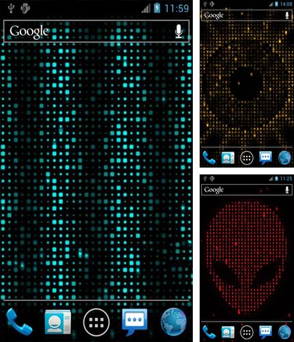 Kostenloses Android-Live Wallpaper Digitale Pixel. Vollversion der Android-apk-App Digital Pixel für Tablets und Telefone.