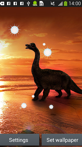 Téléchargement gratuit de Dinosaur by Latest Live Wallpapers pour Android.