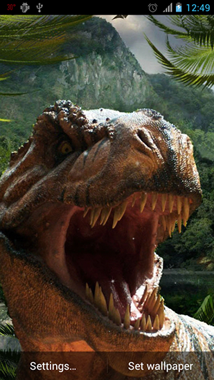 Dinosaurs - бесплатно скачать живые обои на Андроид телефон или планшет.