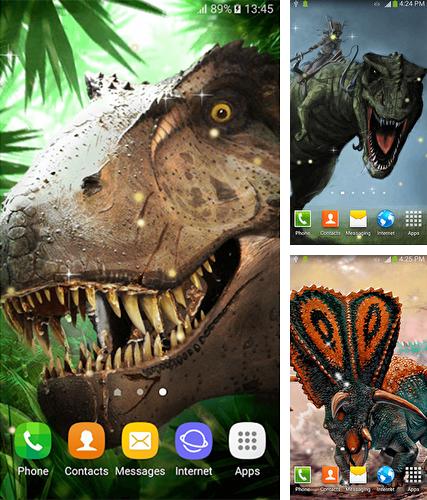 Dinosaurs by Dream World HD Live Wallpapers - бесплатно скачать живые обои на Андроид телефон или планшет.