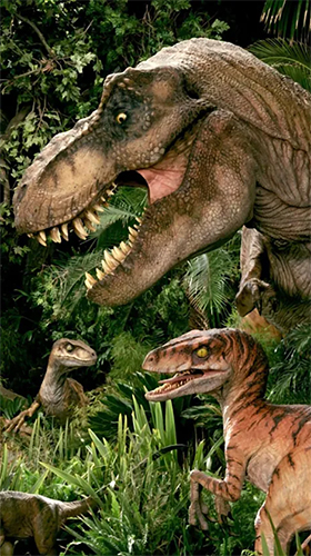 Kostenloses Android-Live Wallpaper Dinosaurier. Vollversion der Android-apk-App Dinosaurs by HQ Awesome Live Wallpaper für Tablets und Telefone.