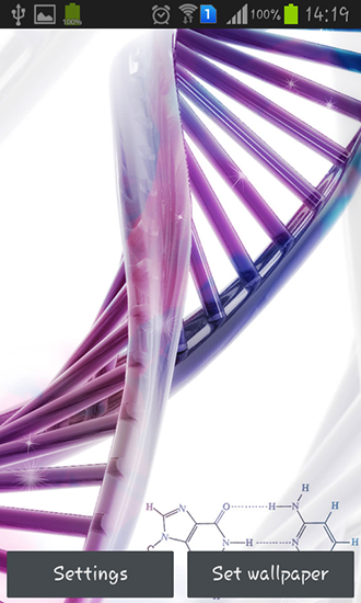 Download livewallpaper DNA for Android. Get full version of Android apk livewallpaper DNA for tablet and phone.
