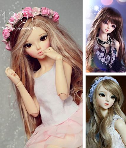 Kostenloses Android-Live Wallpaper Puppe. Vollversion der Android-apk-App Doll für Tablets und Telefone.