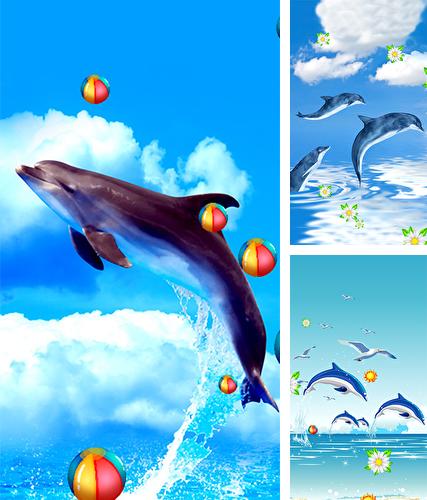 Kostenloses Android-Live Wallpaper Delfine. Vollversion der Android-apk-App Dolphins by Latest Live Wallpapers für Tablets und Telefone.