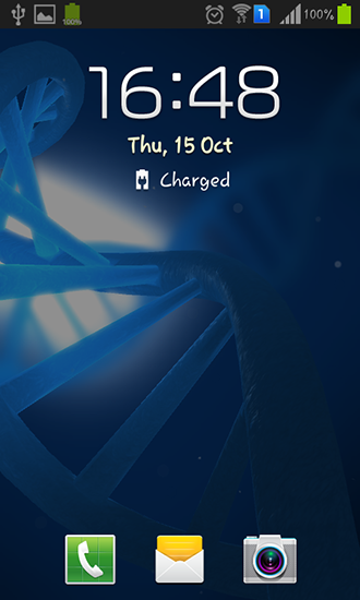 Screenshots of the Double helix for Android tablet, phone.
