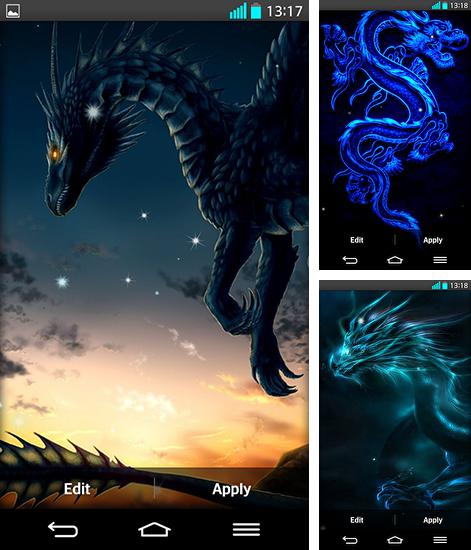 Kostenloses Android-Live Wallpaper Drache. Vollversion der Android-apk-App Dragon für Tablets und Telefone.