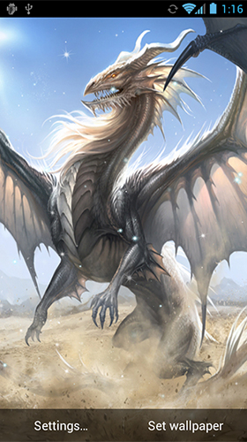 Fondos de pantalla animados a Dragon by Keyboard Themes Soft para Android. Descarga gratuita fondos de pantalla animados Dragón.