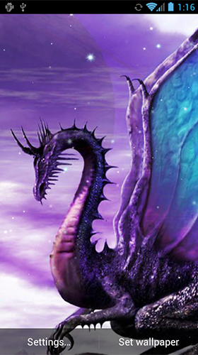 Dragon by Keyboard Themes Soft - скріншот живих шпалер для Android.
