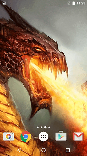Dragon by MISVI Apps for Your Phone - скріншот живих шпалер для Android.