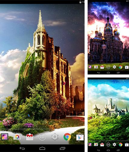 Kostenloses Android-Live Wallpaper Tramschloss. Vollversion der Android-apk-App Dream castle für Tablets und Telefone.