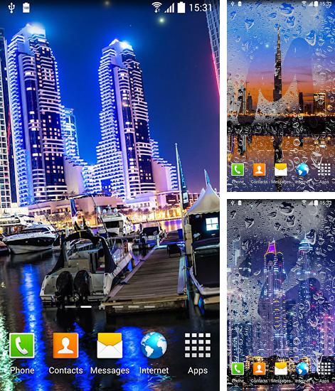 In addition to live wallpaper Fruit by Happy live wallpapers for Android phones and tablets, you can also download Dubai night for free.