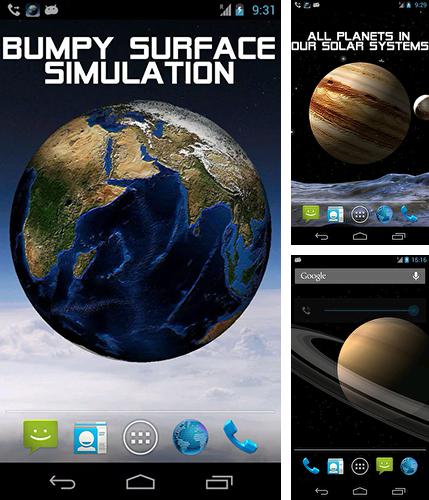 Додатково до живої шпалери змішай кольору для Android телефонів та планшетів, Ви можете також безкоштовно скачати Earth by App4Joy.