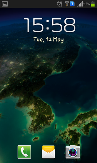 Capturas de pantalla de Earth satellite para tabletas y teléfonos Android.
