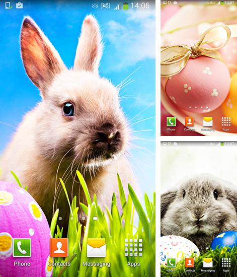 Zusätzlich zum Live Wallpaper Materieller Künstler für Android Mobiltelefone und Tablets, können Sie auch Easter, Ostern kostenlos herunterladen.