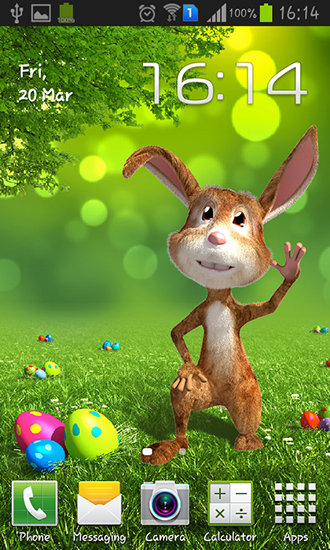 Easter bunny - безкоштовно скачати живі шпалери на Андроїд телефон або планшет.