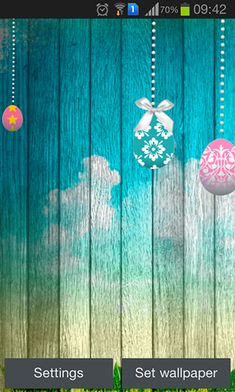 Papeis de parede animados Páscoa para Android. Papeis de parede animados Easter by Brogent technologies para download gratuito.