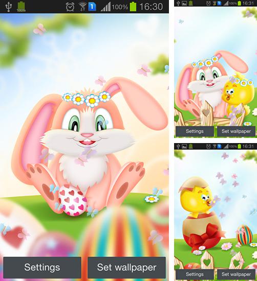 Descarga gratuita fondos de pantalla animados Pascua  para Android. Consigue la versión completa de la aplicación apk de Easter by My cute apps para tabletas y teléfonos Android.