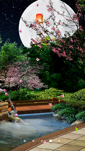 Eastern garden by Amax LWPS - бесплатно скачать живые обои на Андроид телефон или планшет.