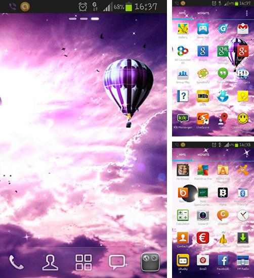 Kostenloses Android-Live Wallpaper Eklipse HD. Vollversion der Android-apk-App Eclipse HD für Tablets und Telefone.