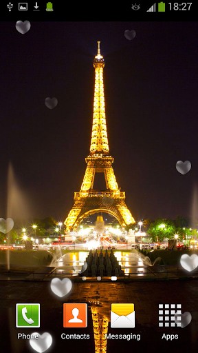 Eiffel tower: Paris - бесплатно скачать живые обои на Андроид телефон или планшет.