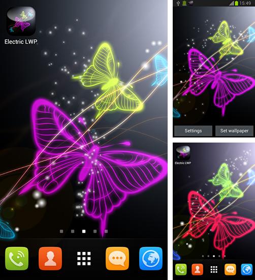 In addition to live wallpaper Spring is coming for Android phones and tablets, you can also download Electric for free.