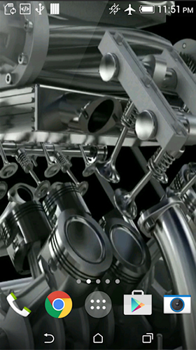 Engine V8 3D - скачати безкоштовно живі шпалери для Андроїд на робочий стіл.