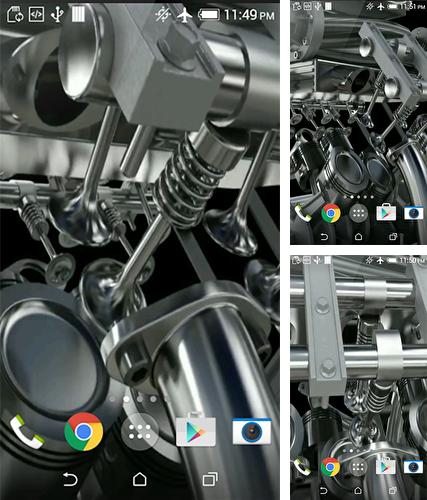 Kostenloses Android-Live Wallpaper Motor V8 3D. Vollversion der Android-apk-App Engine V8 3D für Tablets und Telefone.