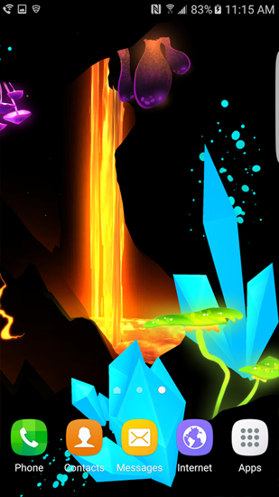 Screenshots do Épica caverna da lava para tablet e celular Android.