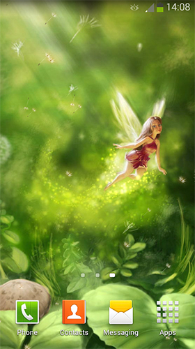 Capturas de pantalla de Fairy by Lux Live Wallpapers para tabletas y teléfonos Android.