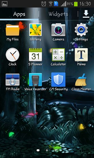 Screenshots do Floresta mágica para tablet e celular Android.